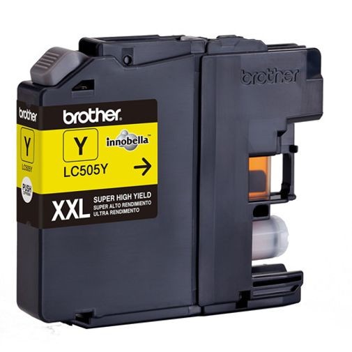 Cartucho Brother LC505 Amarillo Alto rendimiento