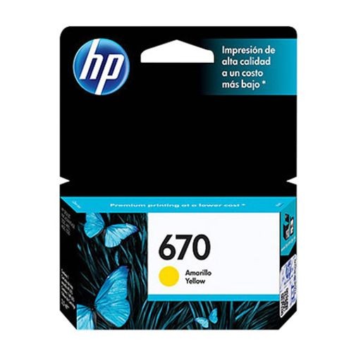 Cartucho HP 670 Amarillo