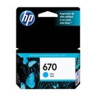 Cartucho HP 670 Cyan