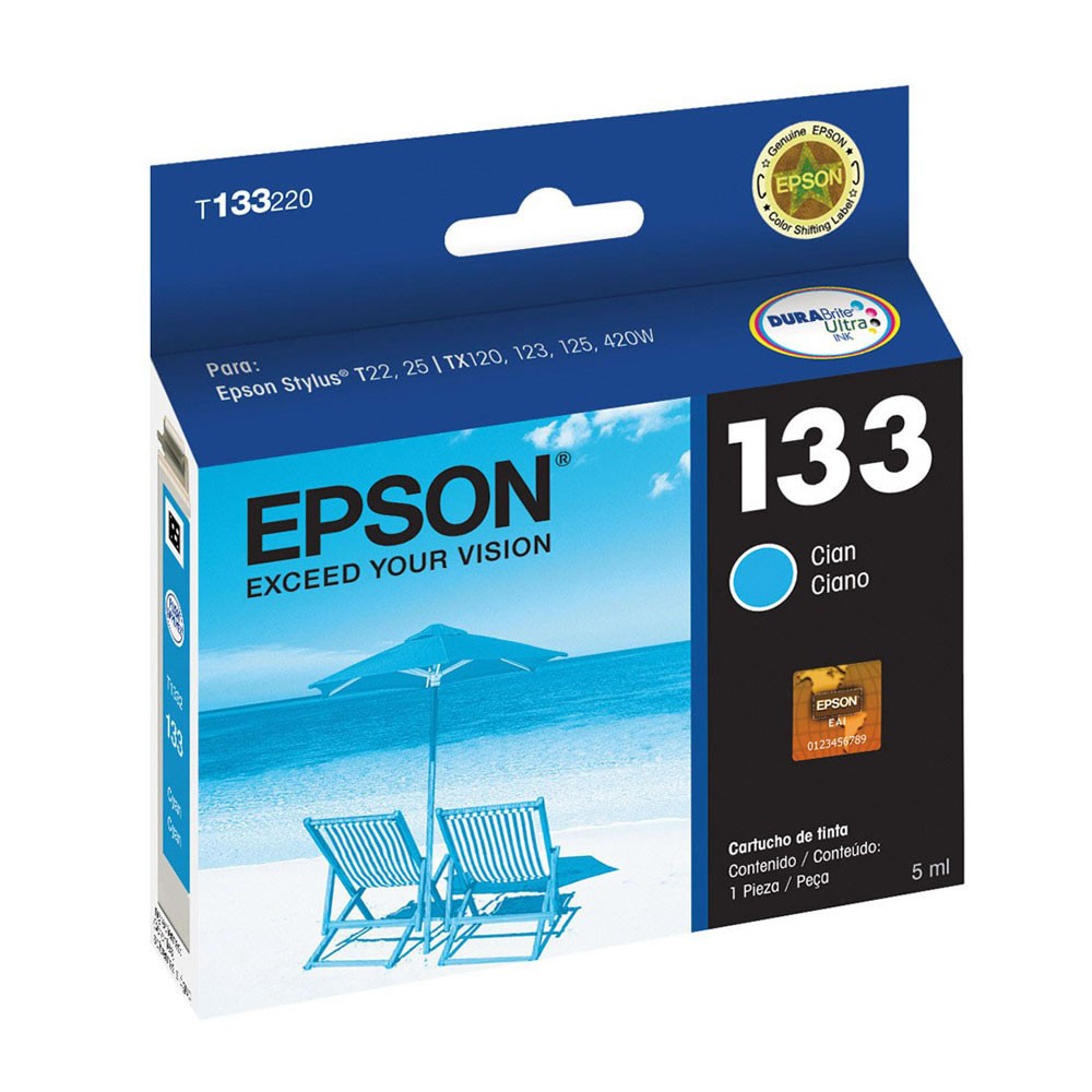 Cartucho Epson 133 Cyan T133220-AL
