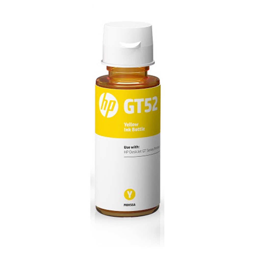 Botella HP GT52 Tinta Original Color Amarillo