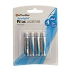 BATERIA ALCALINA AAA DE 1,5V CON 4 PIEZAS OMX