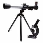 Telescopio y Microscopio Vivitar Kit 20x30x40 Negro