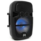Bafle Master 8 Luces LED Negro Recargable 4.1