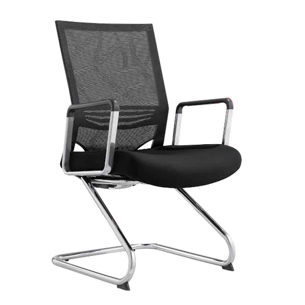 Silla de Visita Palermo Mesh Negro