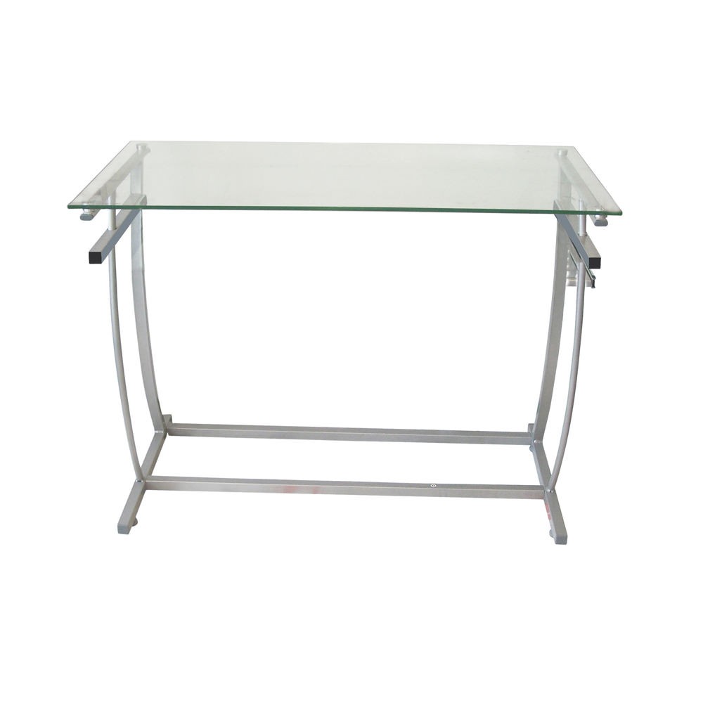Escritorio Officemax Estudiantil Danton Cristal Templado Gris