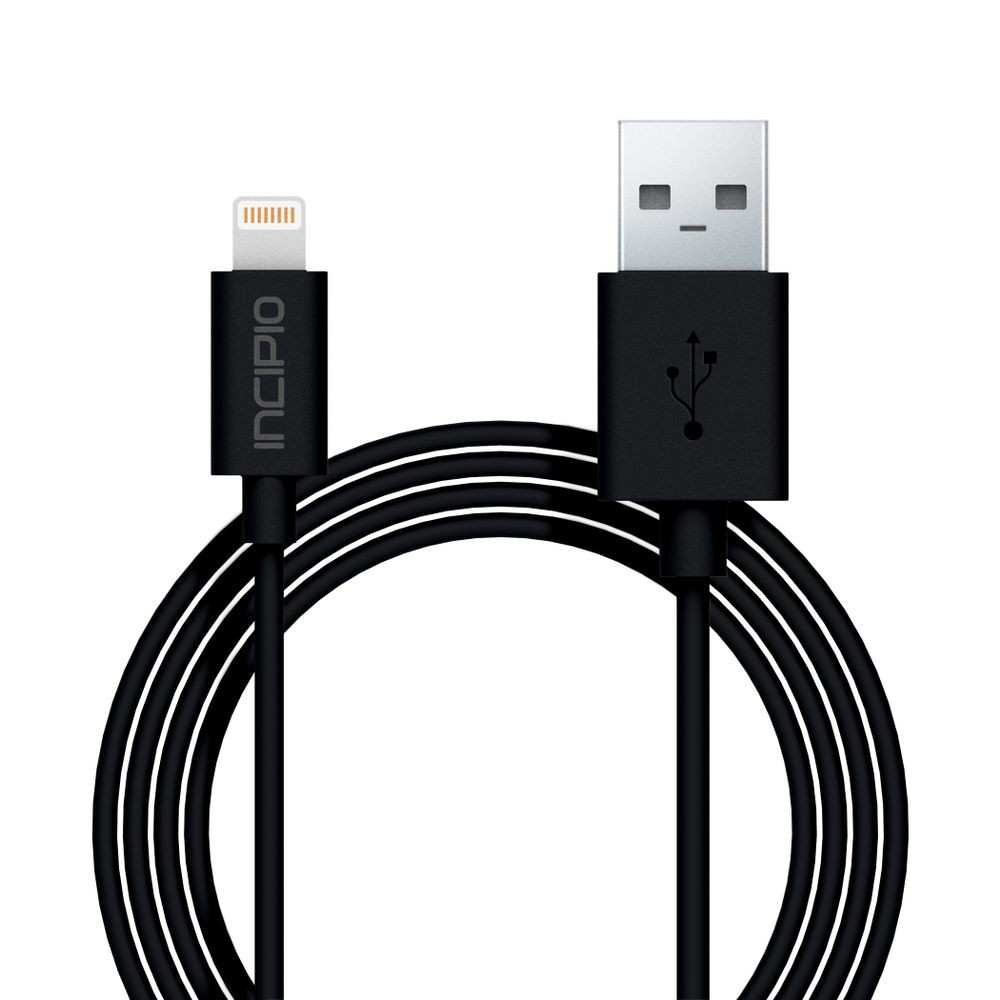 Cable MFI Lightning Incipio Negro