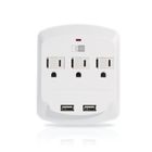 Adaptador Pared Doble Case Logic 2USb 3.1AMP UL Blanco