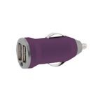 Adaptador Auto Case Logic 2.1AMP Doble USB Morado