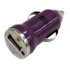 AdaptadorAuto Case Logic 1AMP 1USB Morado