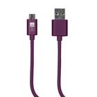 Cable Case Logic 3 Ft de Cuerda para Micro 6 Morado