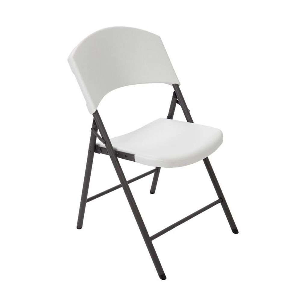 Silla de Plástico Plegable Life Time Blanco