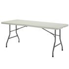 Mesa Plegable de Plástico 1.83 Metros Blanca
