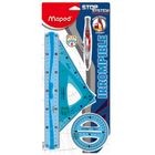 JUEGO DE GEOMETRIA STOP SYSTEM, IRROMPIBLE,PZA