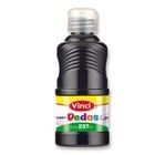 PINTURA PARA DEDOS LAVABLE, 237 ML, COLOR NEGRO, PZA