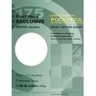PAPEL EXCLUSIVE BLANCO TAMANO CARTA 50HJS 175GRS