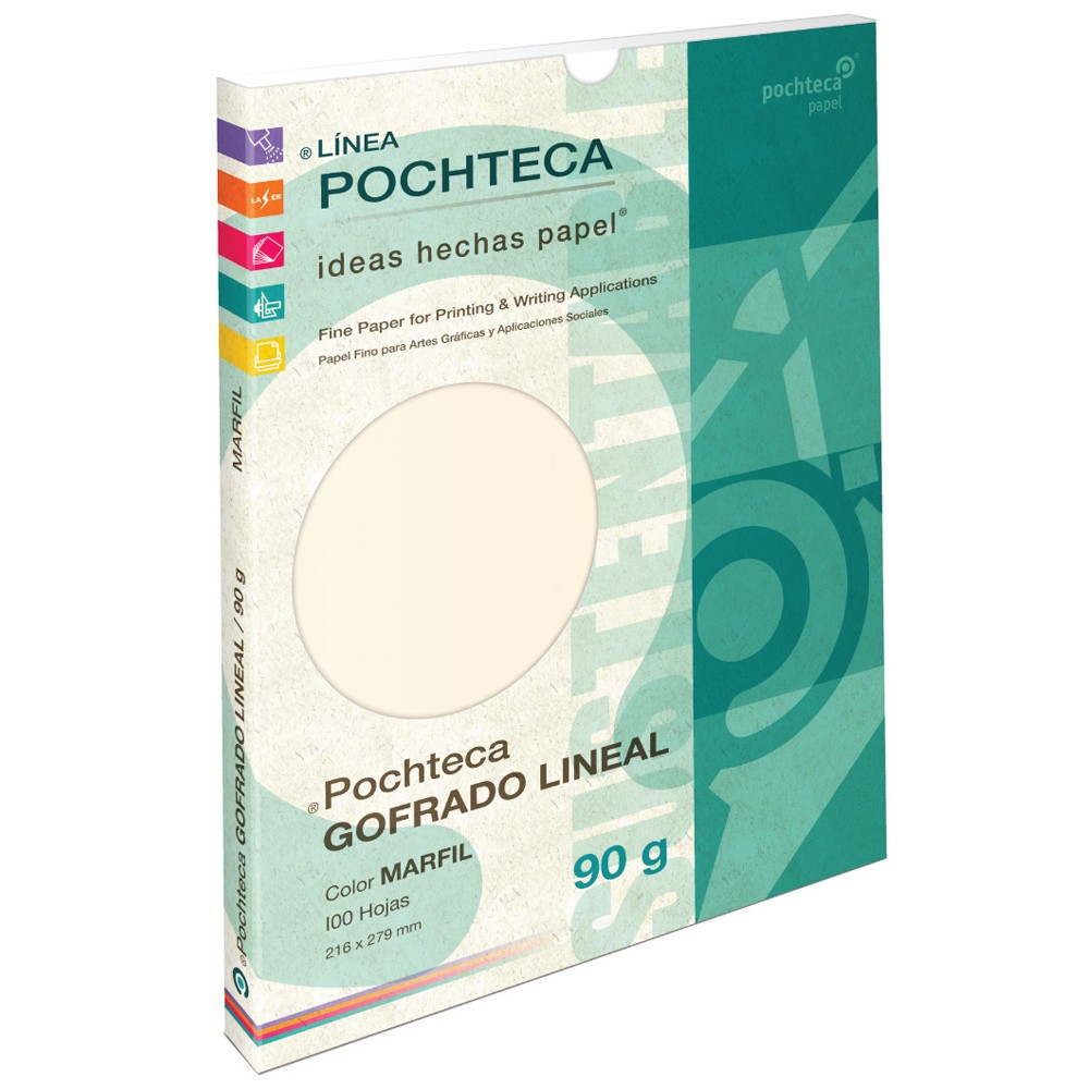 PAPEL LINEAL MARFIL 90GRS TAMANO CARTA 100HJS