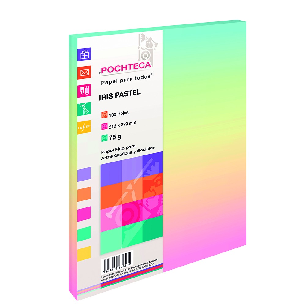IRIS PASTEL 75G T/CARTA 100HJS