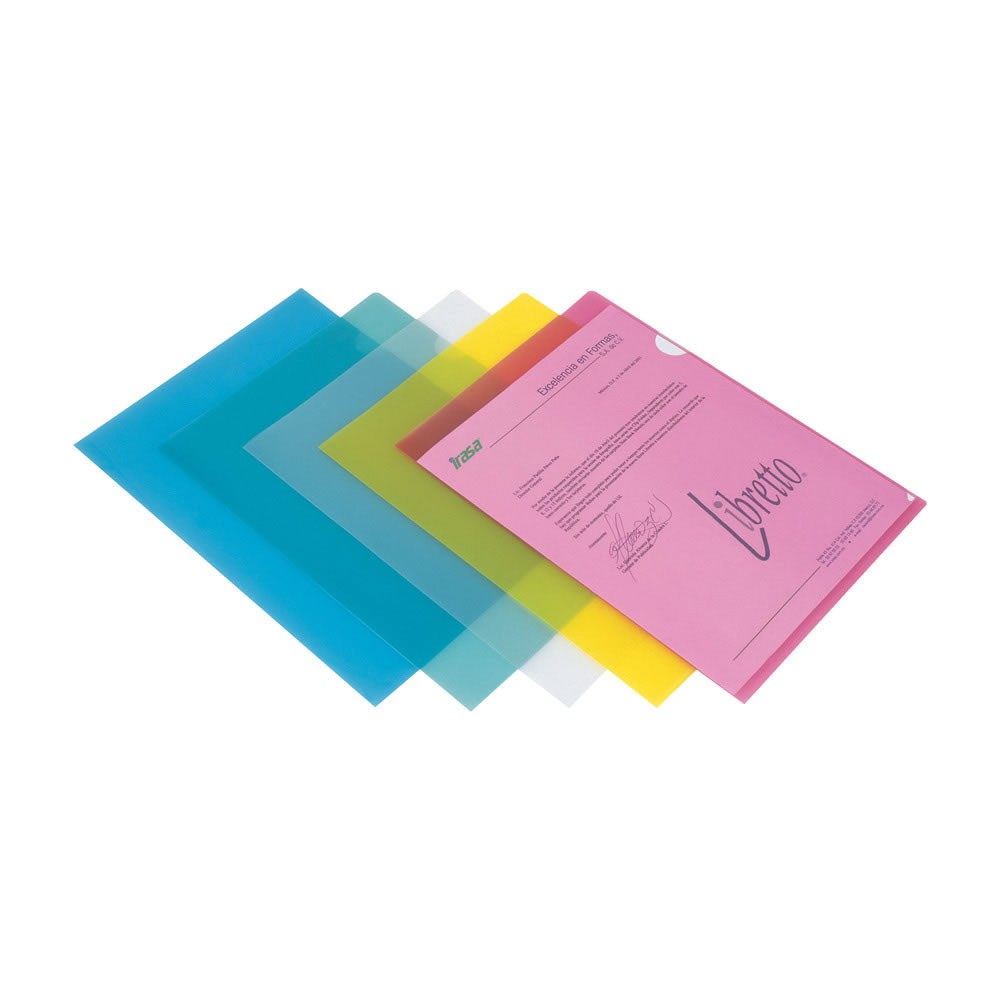 FOLDER PORTADOCUMENTOS CARTA ARCOIRIS 15PZ