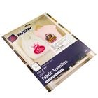 ETIQUETA TRANSFER CARTA BLANCO 6PZ