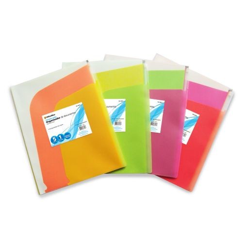 Folder de Polipropileno Horizontal con Cierre Varios Colores