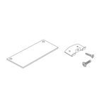 Cubierta Il Spaxio Rectangular 1.2 mts Caja F Melamina Platino-Cedro
