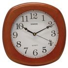 Reloj de Pared Timco con Marco de Madera Nogal