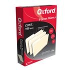 FOLDER VERDE OFICIO OXFORD 100PZ 179GRS