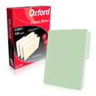 FOLDER VERDE CARTA OXFORD 100PZ 179GRS