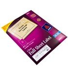 ETIQUETA INKJET TRANSPARENTE CARTA 25PZ