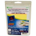 ETIQUETA ADHESIVA REMOVIBLE COLORES 3X1 165PZ