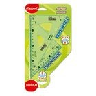 JUEGO DE ESCUADRAS FLEX IRROMPIBLE, 21CM, 45, 60, PZA
