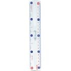 REGLA ESTUDIANTIL, 20 CM, TRANSPARENTE, PZA