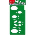 PLANTILLAS PROFESIONALES, ELIPSES, DE 10 A 100MM, 2 PZAS