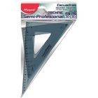 JUEGO DE ESCUADRAS SEMI-PROF HUMO,GRADU, CON BISEL, 30 CMPZA