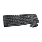 Combo Mouse y Teclado Logitech MK235 Inalambrico Negro