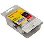 ETIQUETA BLANCA PARA JPYERIA CORDON MORADO 2.1X1CM 500PZ