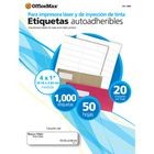 ETIQUETA BLANCA4 X 1 OMXPAQ CON 50 HOJAS 1000PZAS