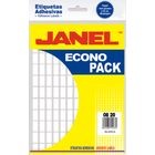 ETIQUETA BLANCA ECONOPACK 08X20MM 1512 PZA/PQTE JANEL