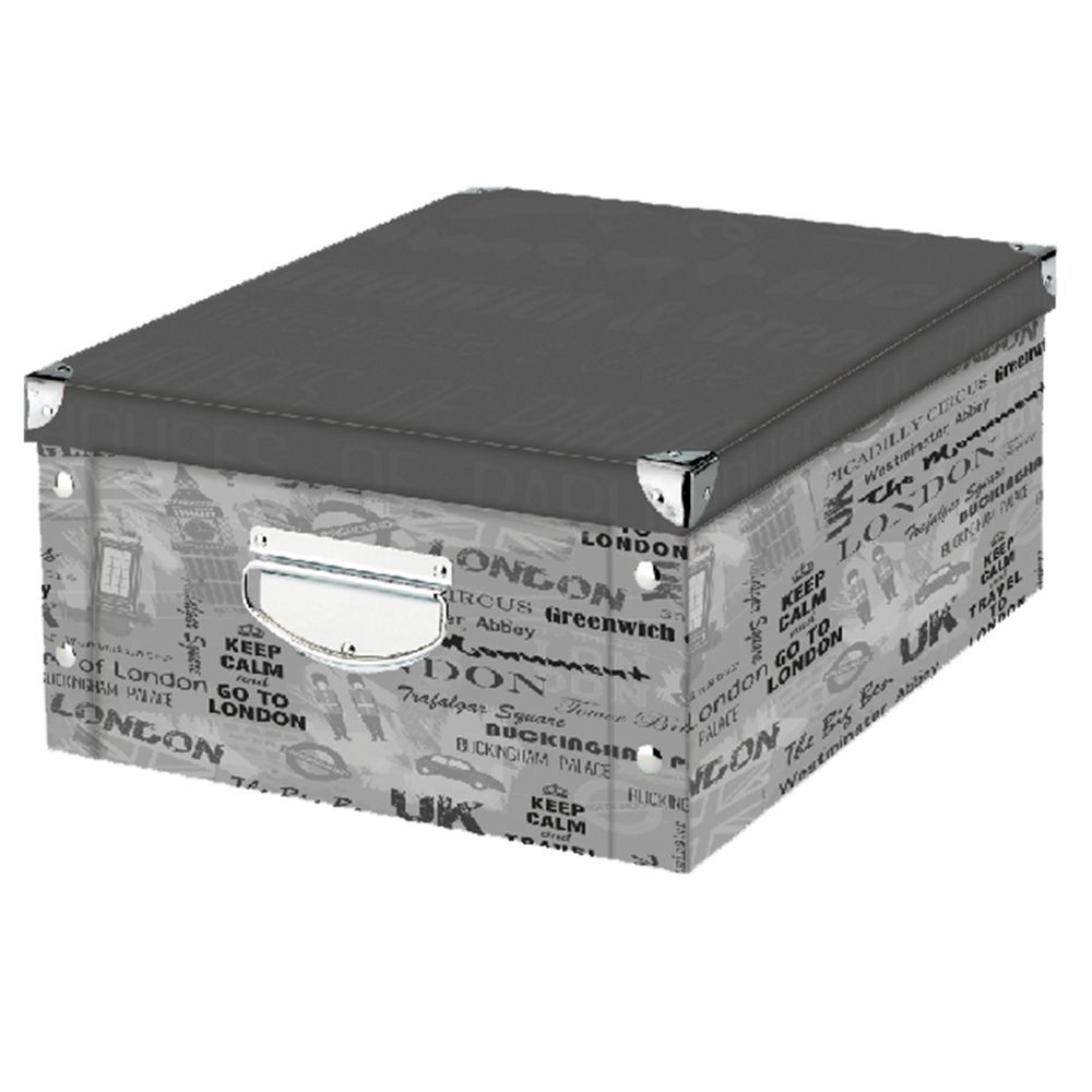 CAJA PARA ARMAR MEDIANA 35X28X17CM VARIOS COLORES