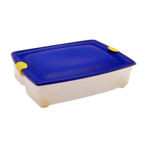 CAJA PLASTICO CON RUEDAS 28LTS