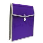 PORTADOCUMENTOS VERTICAL CARTA CON LIGA VIOLETA PIEZA