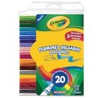PLUMONES LAVABLES CRAYOLA 20P - Plumones Lavables Crayola 20P