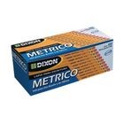 Caja con 100 lapices de grafito No.2 Metrico Dixon