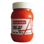 PINTURA ACRILICA NARANJA 204 100ML PINTART