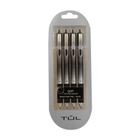 BOLIGRAFO GEL FIN NEG 4P TUL - Bolígrafo Tul Gel Fino 4 Piezas