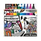 Plumones Crayola Punta Cincel 10 piezas
