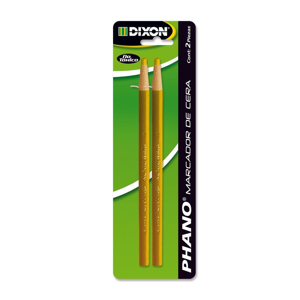 MARCADOR DE CERA PHANO, AMARILLO, DIXON,2 PZAS