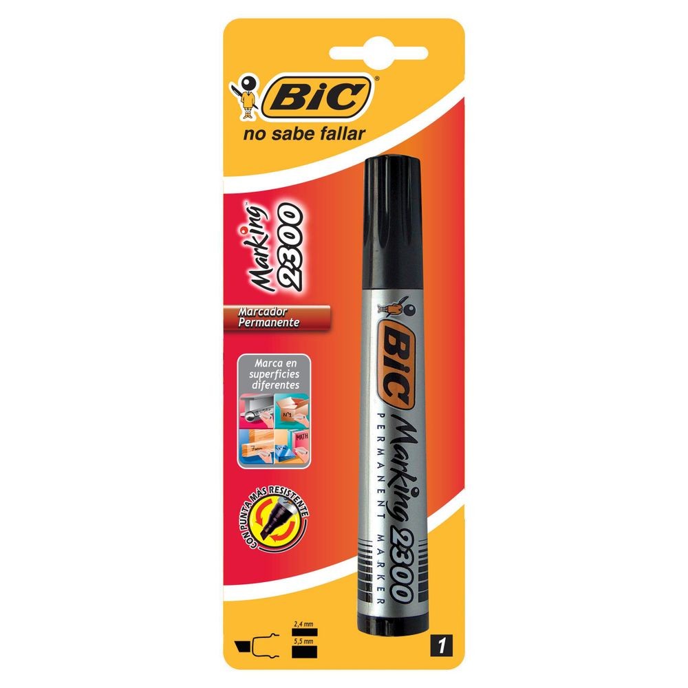 MARCADOR PERMANENTE BIC NEGRO