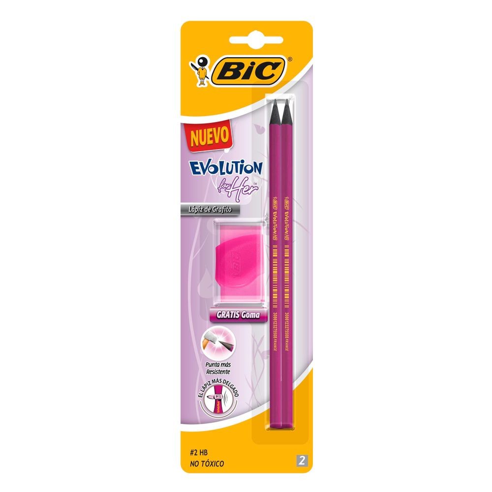 LAPIZ EVOLUTION FOR HER BLISTER CON 2 PIEZAS